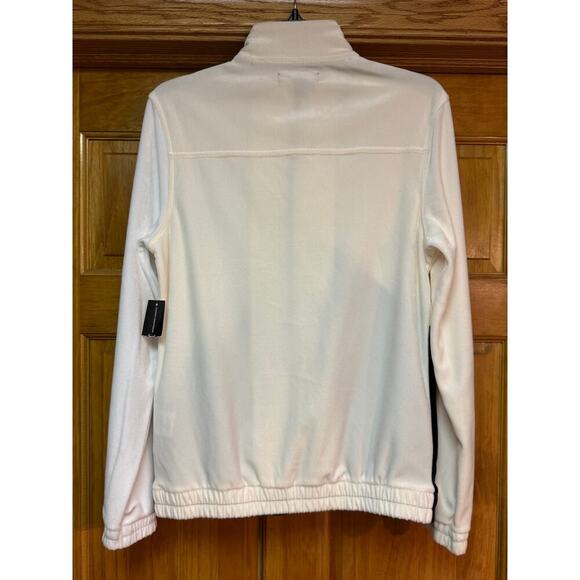 Men INC International Concepts Velour Jogging - Track Jacket Black & White XS - Picture 7 of 8